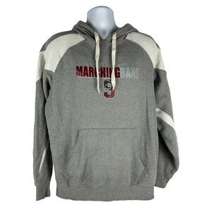 Holloway Rockwood Summit Marching Band Hoodie Size L Gray & White Cotton/Poly